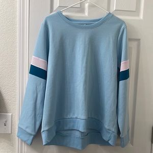 Large athletic sweatshirt